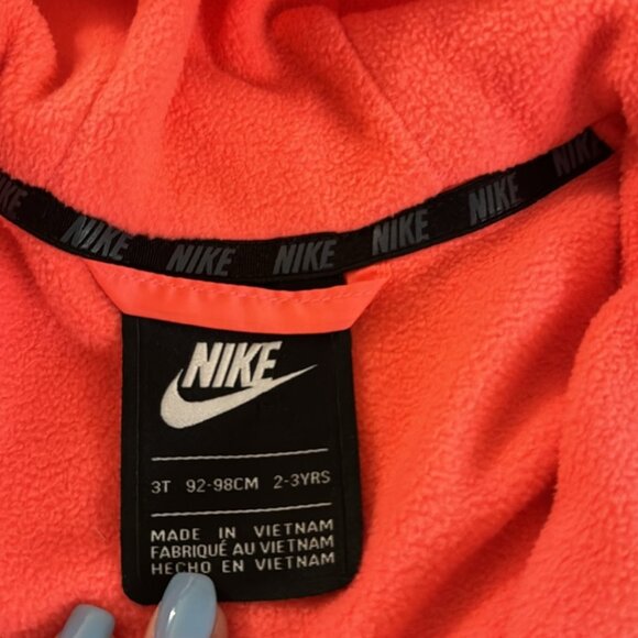 Nike Girls Hot Pink Fall Hooded Jacket Coat Size 3T - Picture 3 of 6
